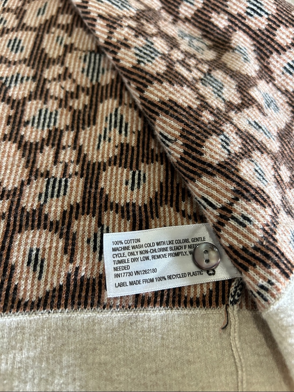 a new day Cheetah Cardigan Small - Picture 2 of 7